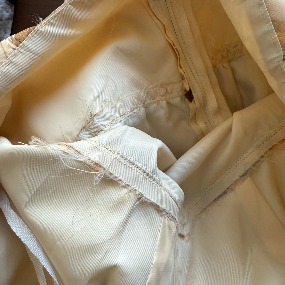 vintage 1970s floral halter gown - Picture 6 of 9